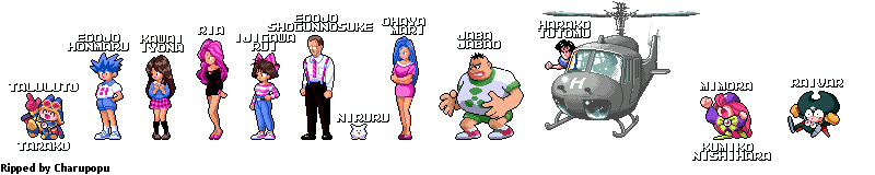 Cutscene and Credits Sprites