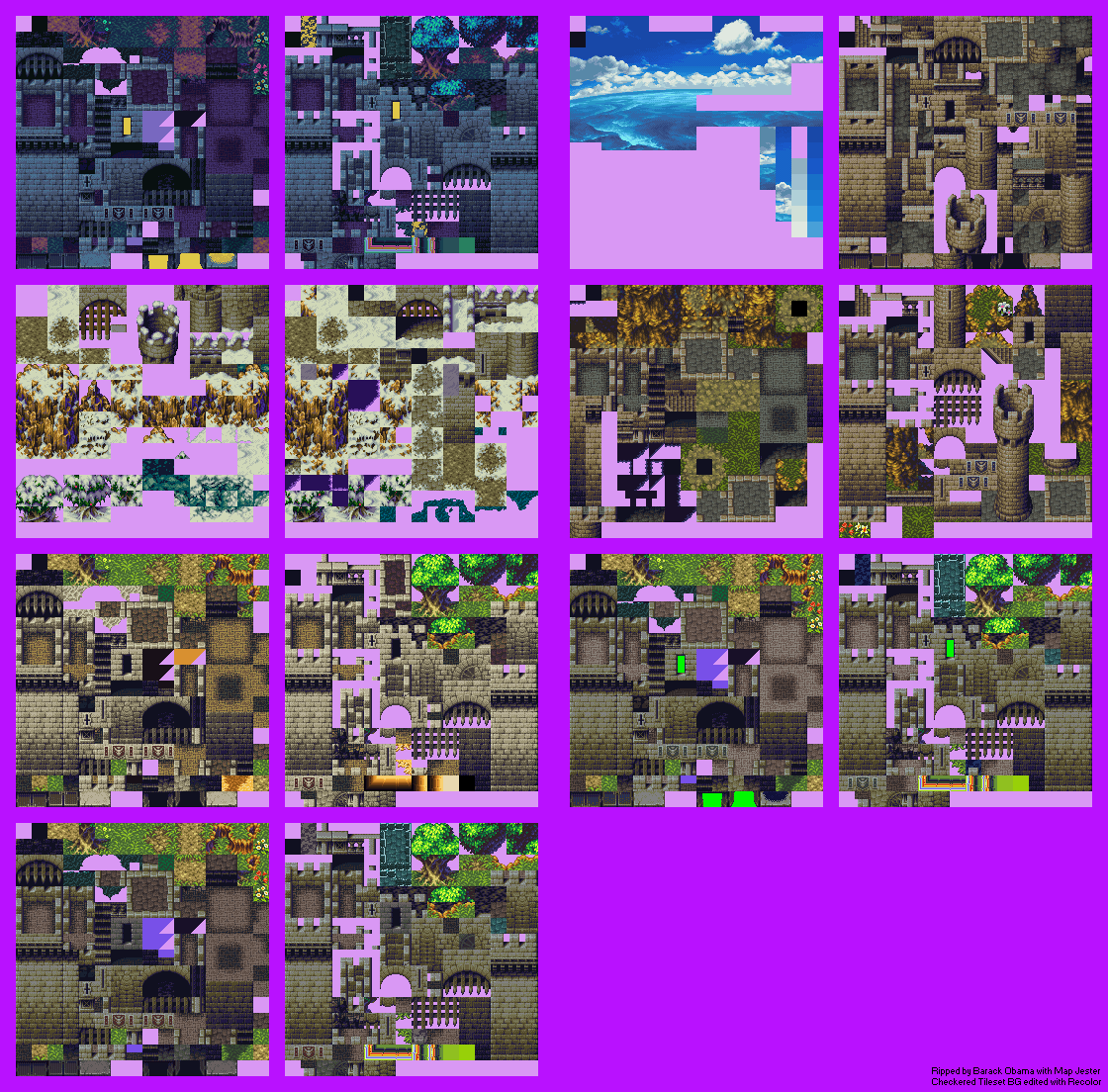 Castle (Exterior) Tilesets