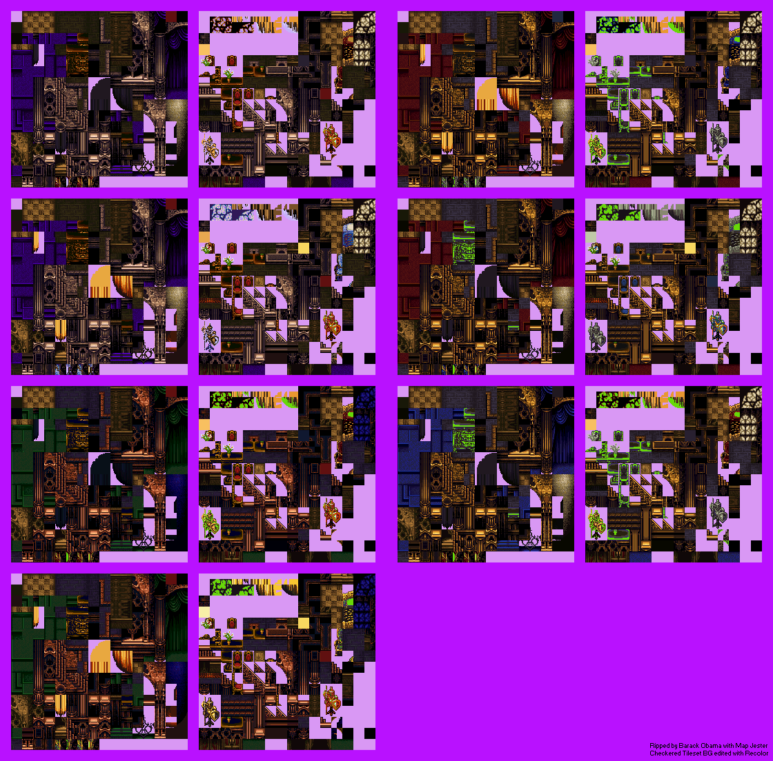 Castle (Interior) Tilesets