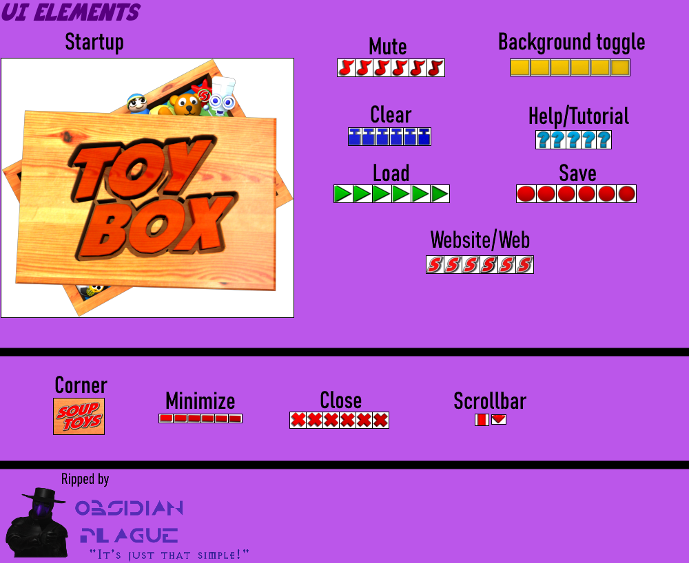 Souptoys - User Interface Elements