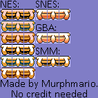 Bone Platform (Super Mario Bros. 3-Style)