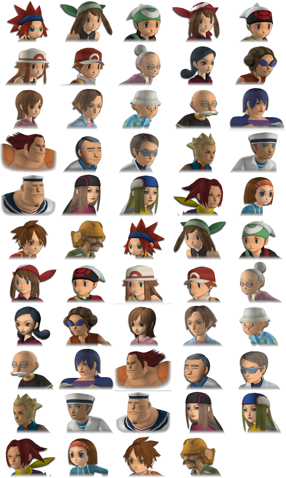 Pokémon XD: Gale of Darkness - Character Icons