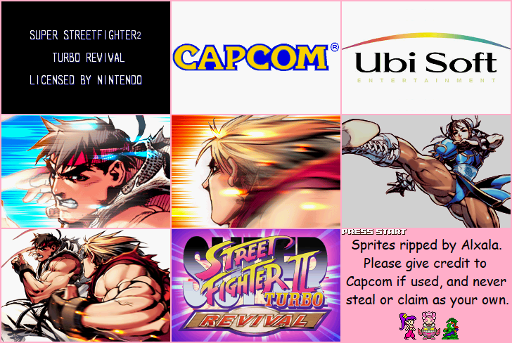 Super Street Fighter II: Turbo Revival - Start Screens, Opening Cutscene & Title Screen