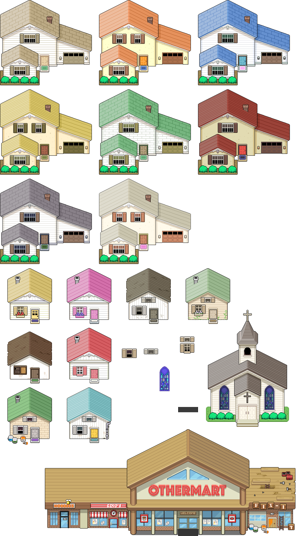 Faraway Town Buildings (Day)