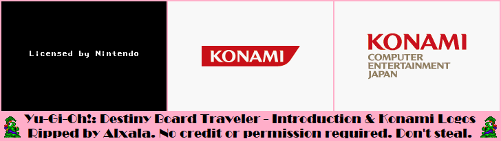 Yu-Gi-Oh!: Destiny Board Traveller - Introduction & Konami Logos