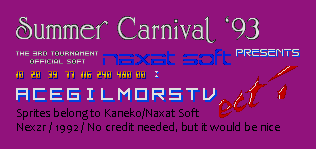 Nexzr (JPN) - Summer Carnival HUD