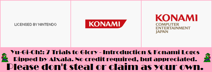 Introduction & Konami Logos