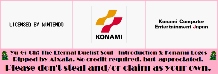 Yu-Gi-Oh! The Eternal Duelist Soul  - Introduction & Konami Logos