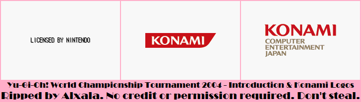 Introduction & Konami Logos