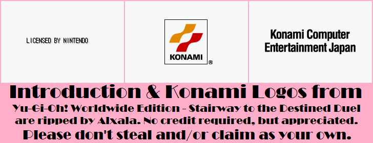 Introduction & Konami Logos