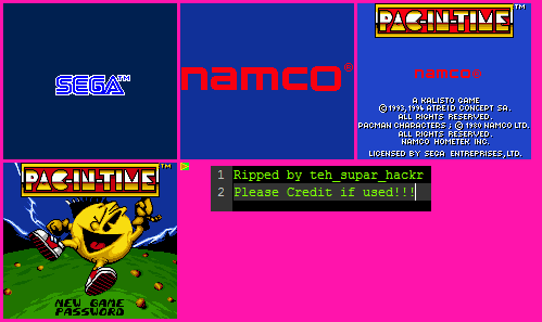 Pac-in-Time (Prototype) - Title Screen