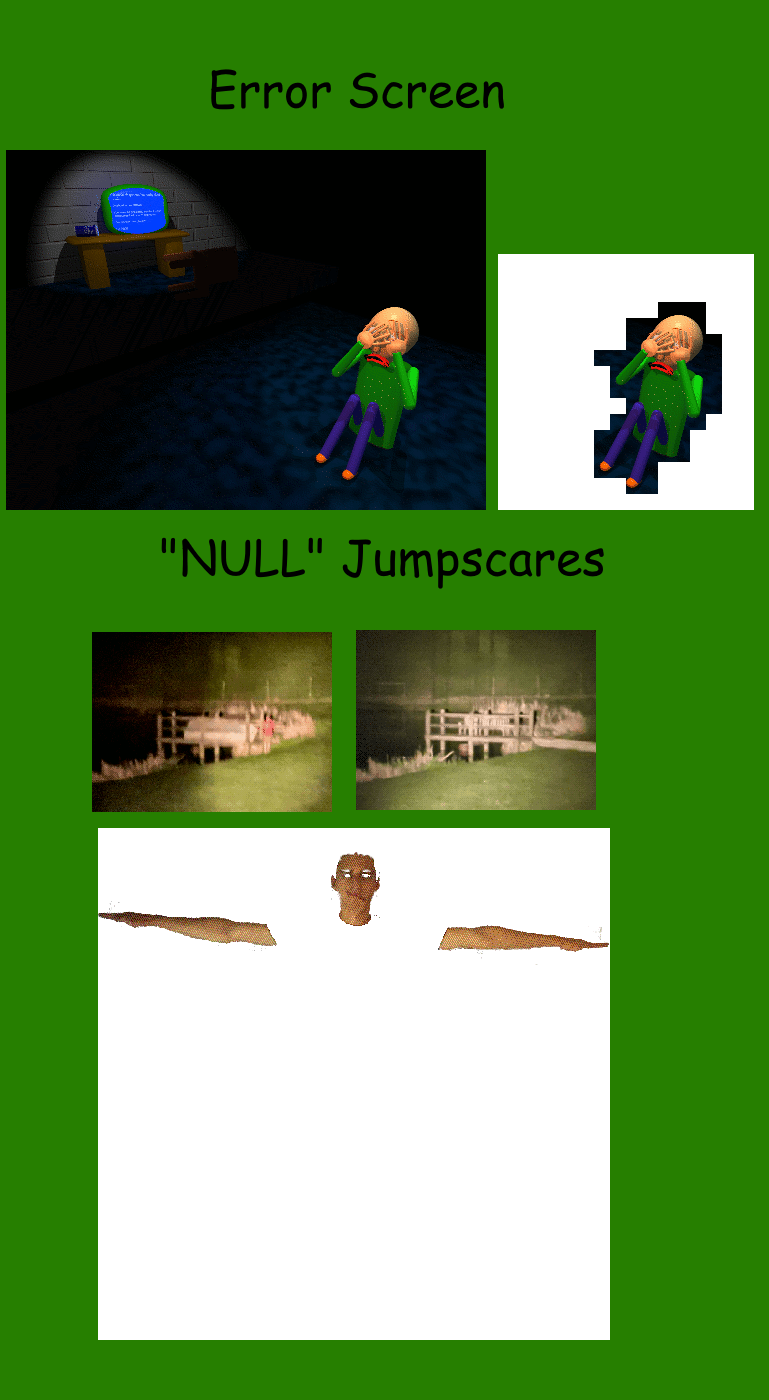 Baldi's Basics Classic Remastered - Error Screen