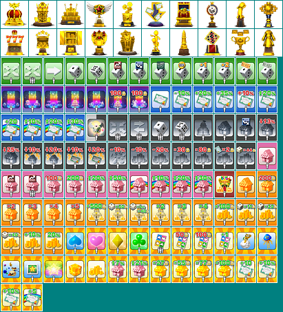 Fortune Street - Trophy & Venture Cards Icons