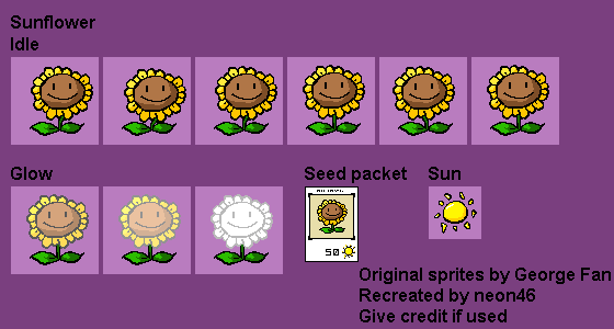 Sunflower (PvZ1 Prototype-Style)