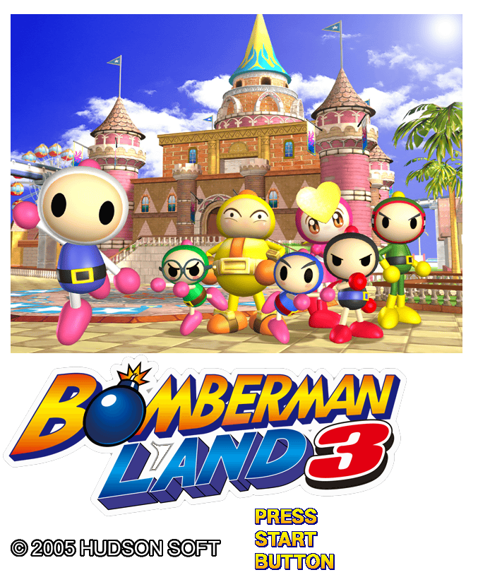 Bomberman Land 3 - Title Screen