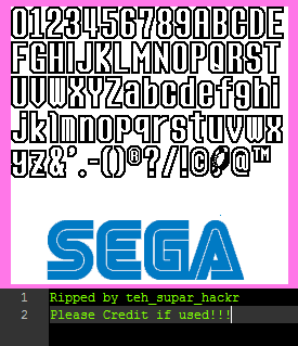 Crazy Taxi - Font