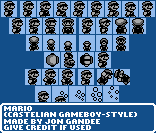 Mario Customs - Mario (Castelian GameBoy-Style)