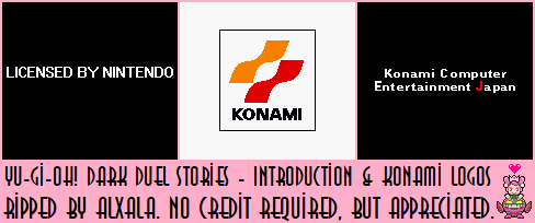 Yu-Gi-Oh! Dark Duel Stories - Introduction & Konami Logos