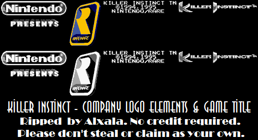 Killer Instinct - Company Logo Elements & Game Title