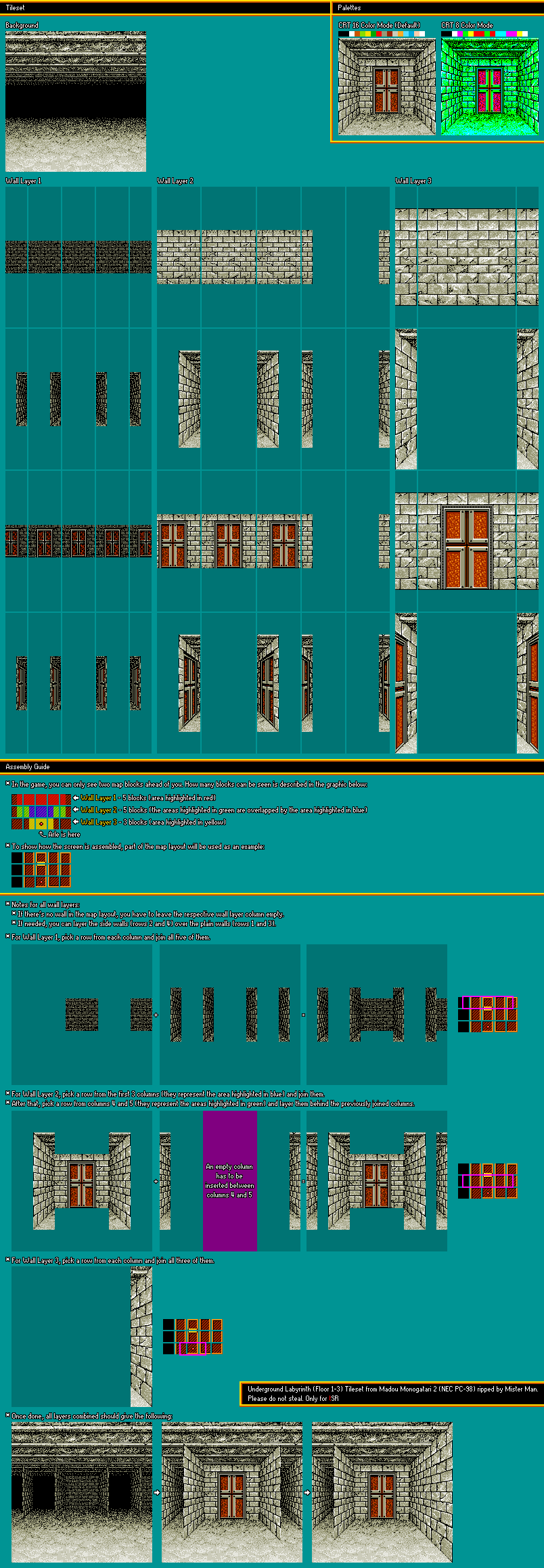 Madou Monogatari 2 - Underground Labyrinth (Floor 1-3)