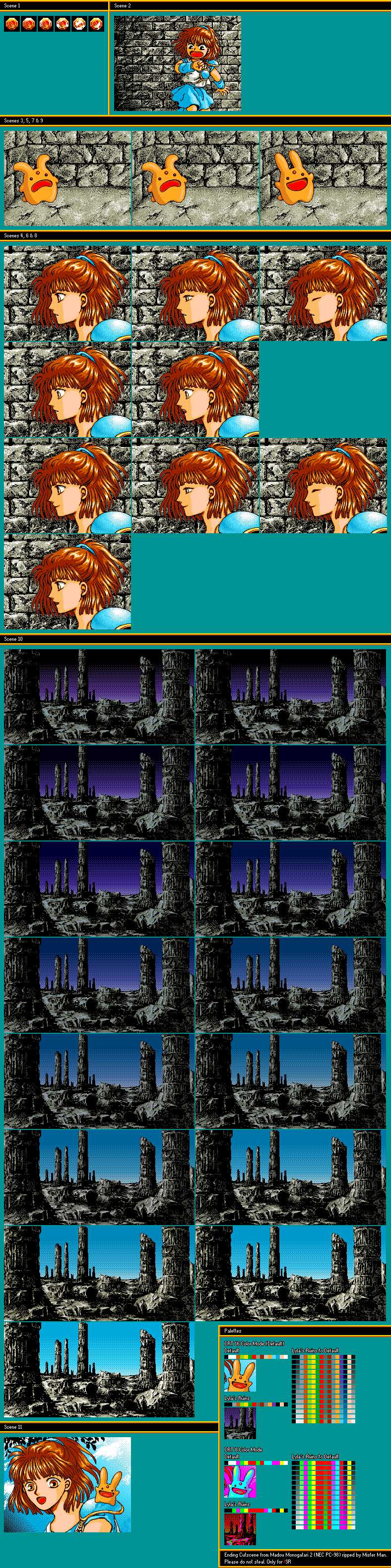 Madou Monogatari 2 - Ending Cutscene