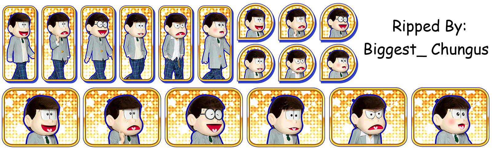 Osomatsu-san Hesokuri Wars: Battle of the NEETs - Set Icons (18 Years Old: Mascot)