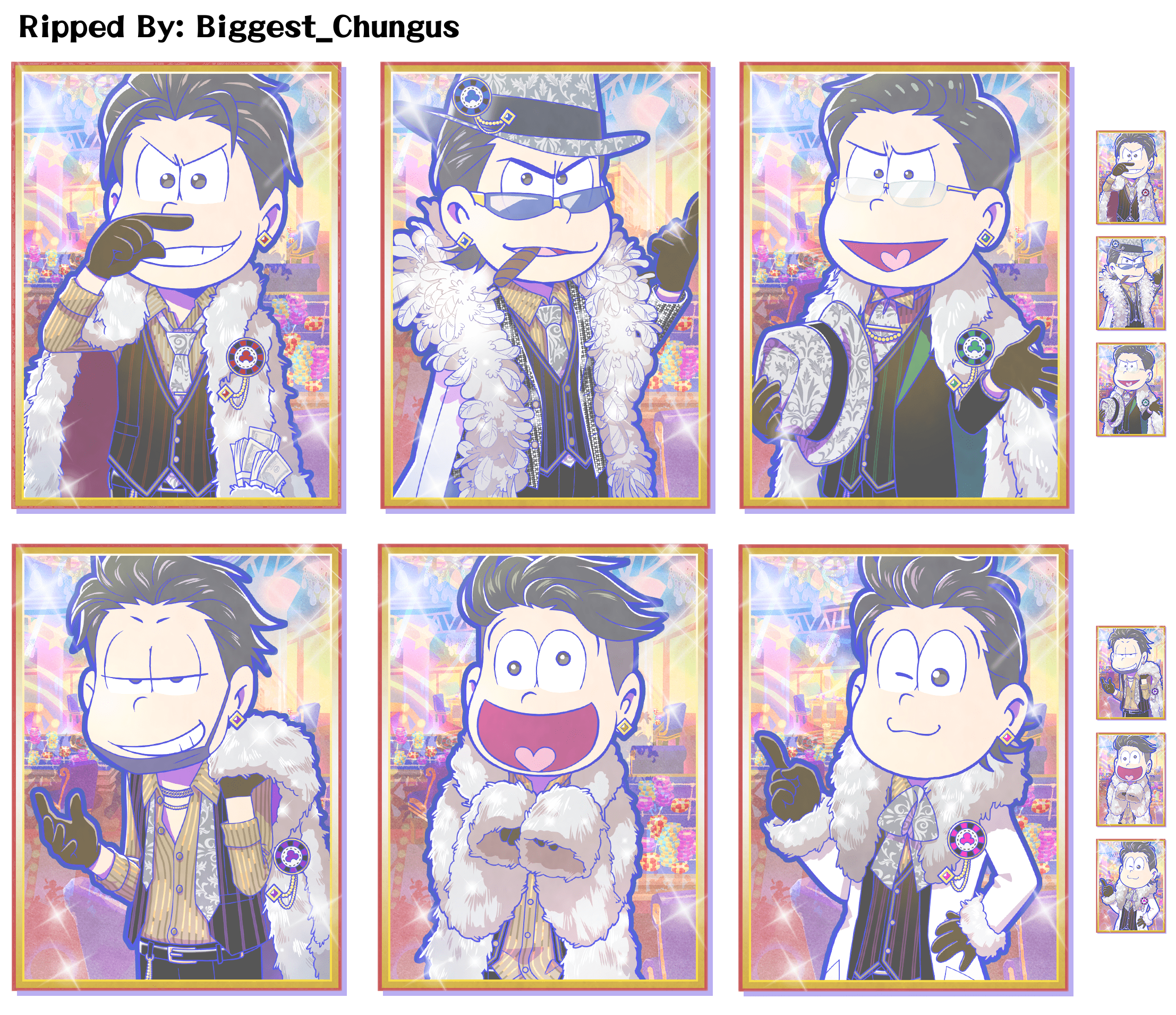 Osomatsu-san's Casual Neet Sugoroku Journey - Posters (Casino: New Years in Las Vegas)