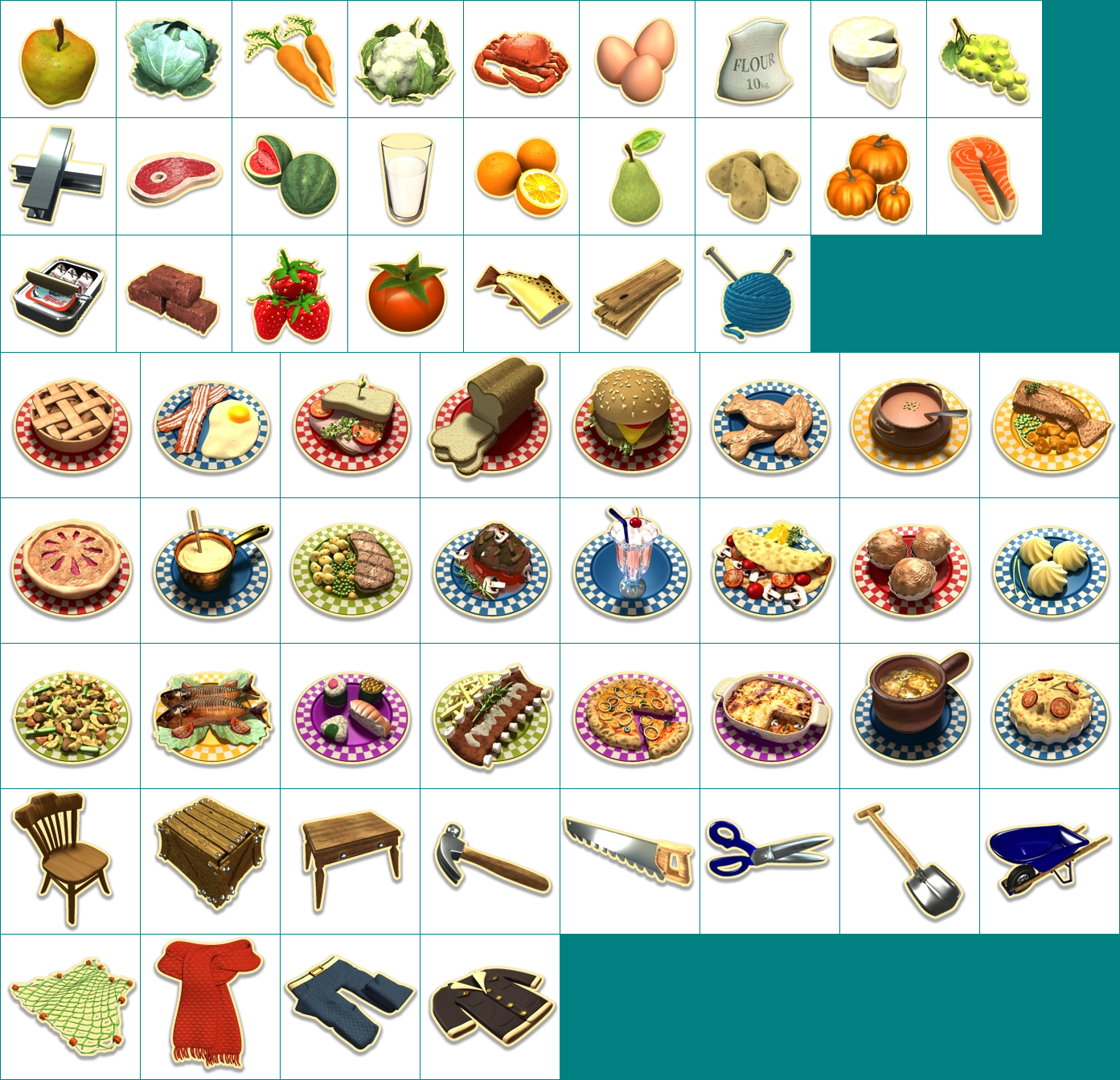 Products & Plates (Minigames)