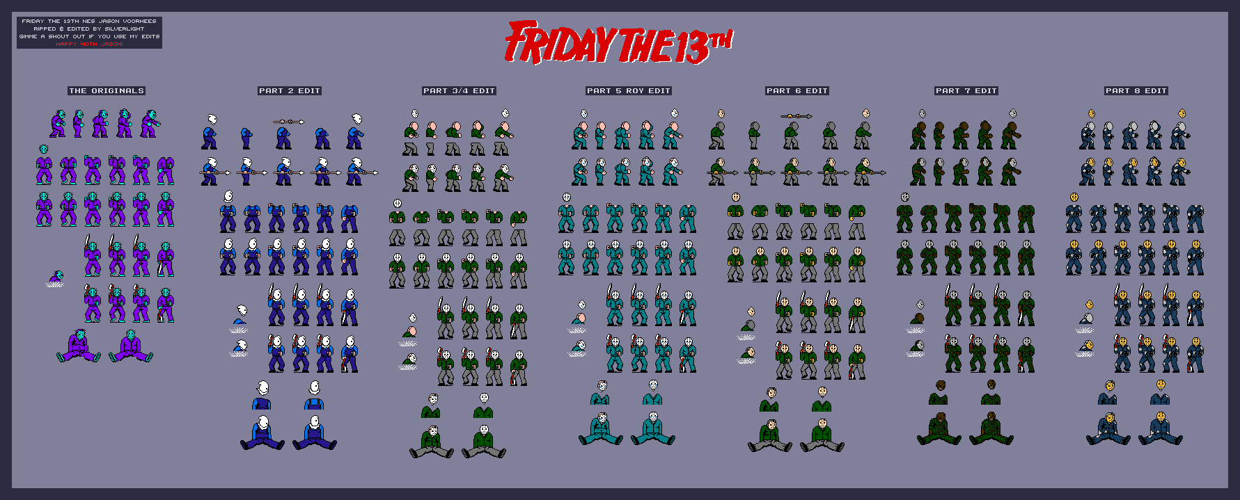 Friday the 13th Customs - Jason (NES-Style)