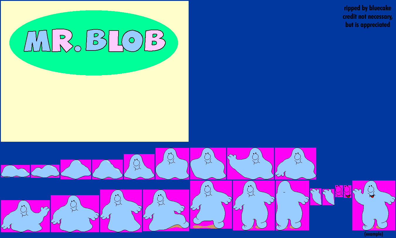 Mr. Blob Title Screen
