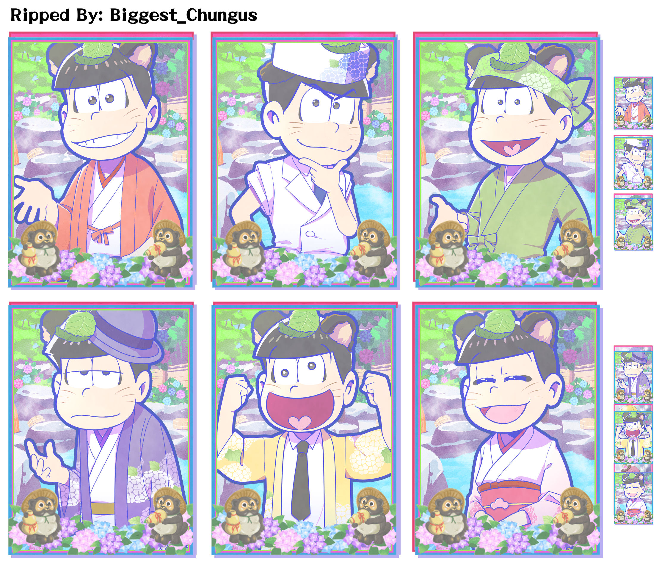 Osomatsu-san's Casual Neet Sugoroku Journey - Posters (Pon Pon Tanuki Inn)