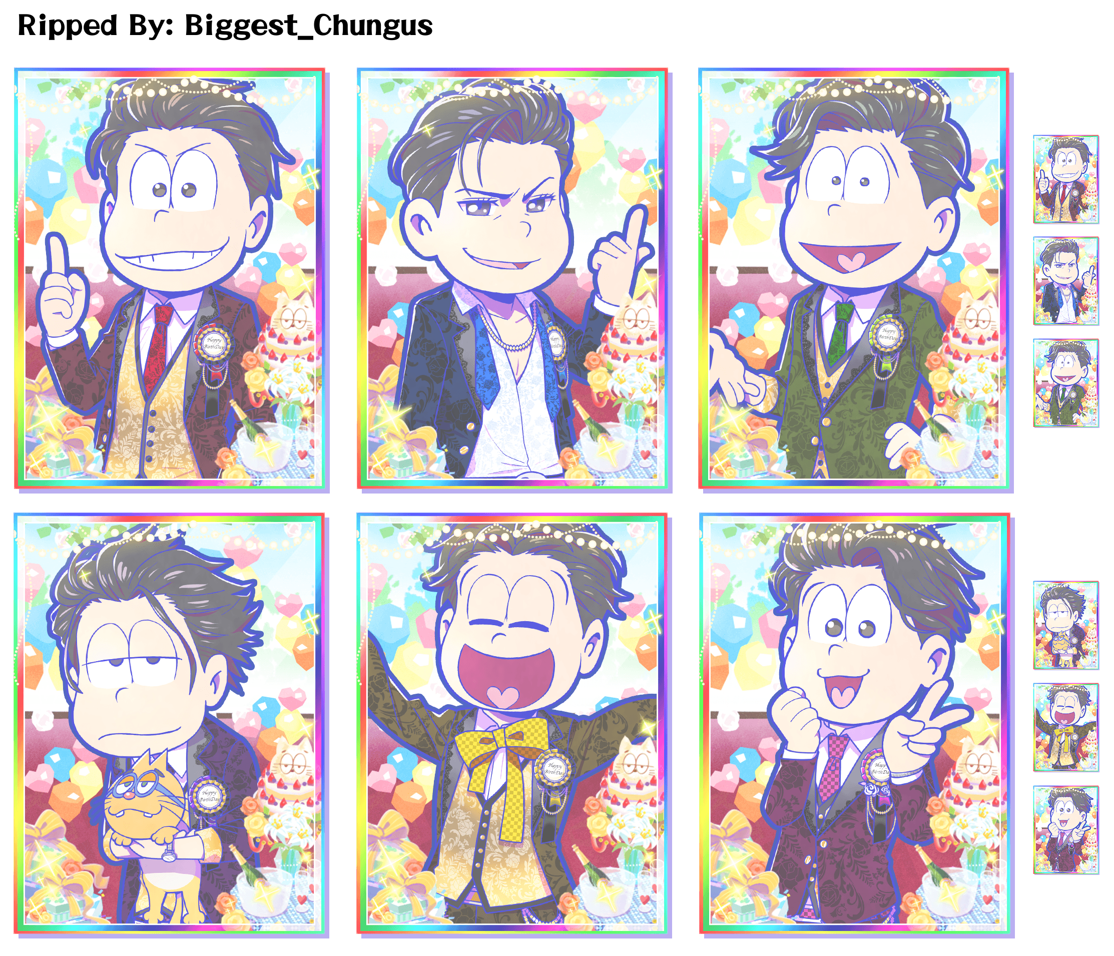 Osomatsu-san's Casual Neet Sugoroku Journey - Posters (The Day the Sextuplets Were Born)