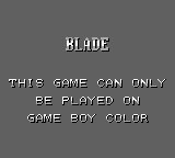 Game Boy Error Message