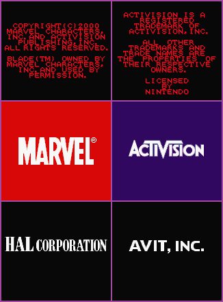 Blade - Introduction Screens & Company Logos