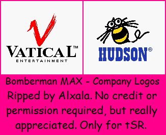 Bomberman MAX - Company Logos