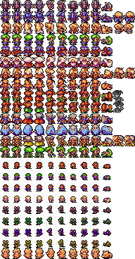 Final Fantasy IV - Playable Characters (Overworld)