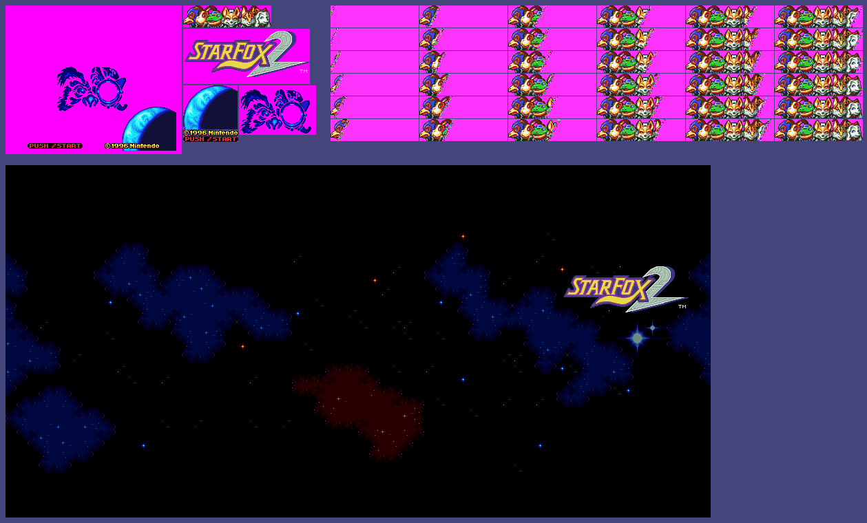 Star Fox 2 (Prototype) - Title Screen