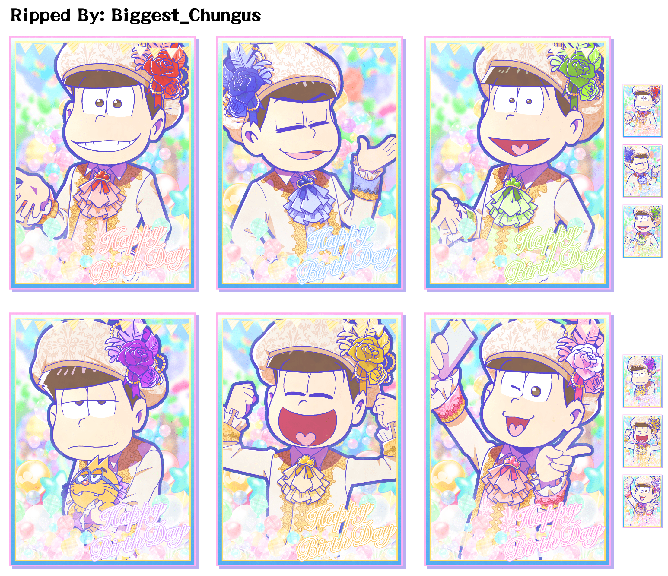 Osomatsu-san's Casual Neet Sugoroku Journey - Posters (Neet Explosive Birthday Festival)