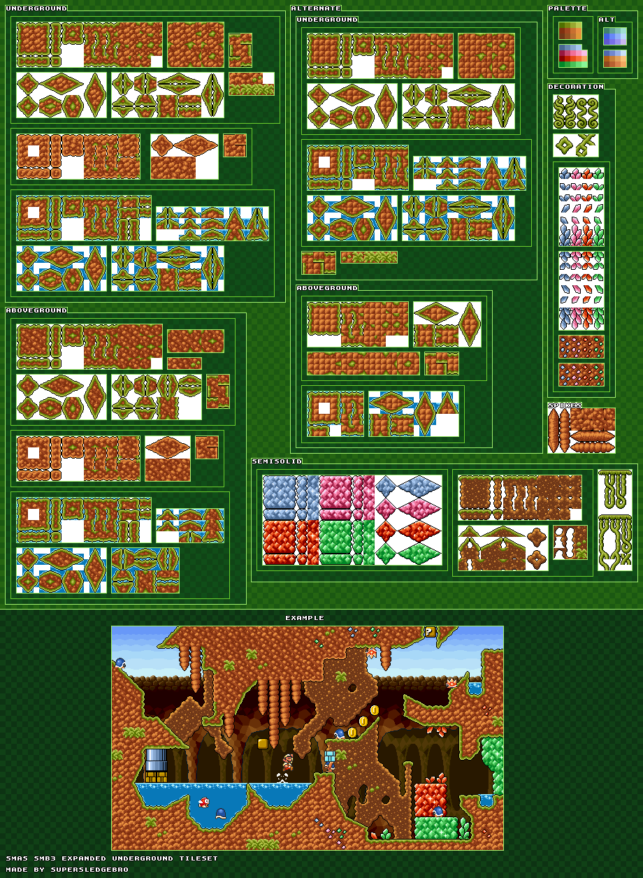 Underground Expanded (SMB3 SNES-Style)
