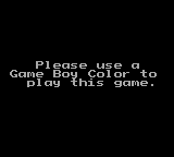 Game Boy Error Message