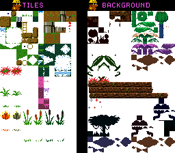 Kero Blaster - Greenery Zone Tilesets