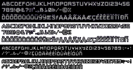 Alien Resurrection - Fonts