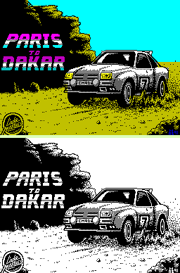 Paris to Dakar - Loading Screen