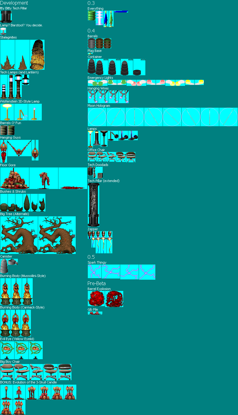 DOOM (Prototypes) - Decor