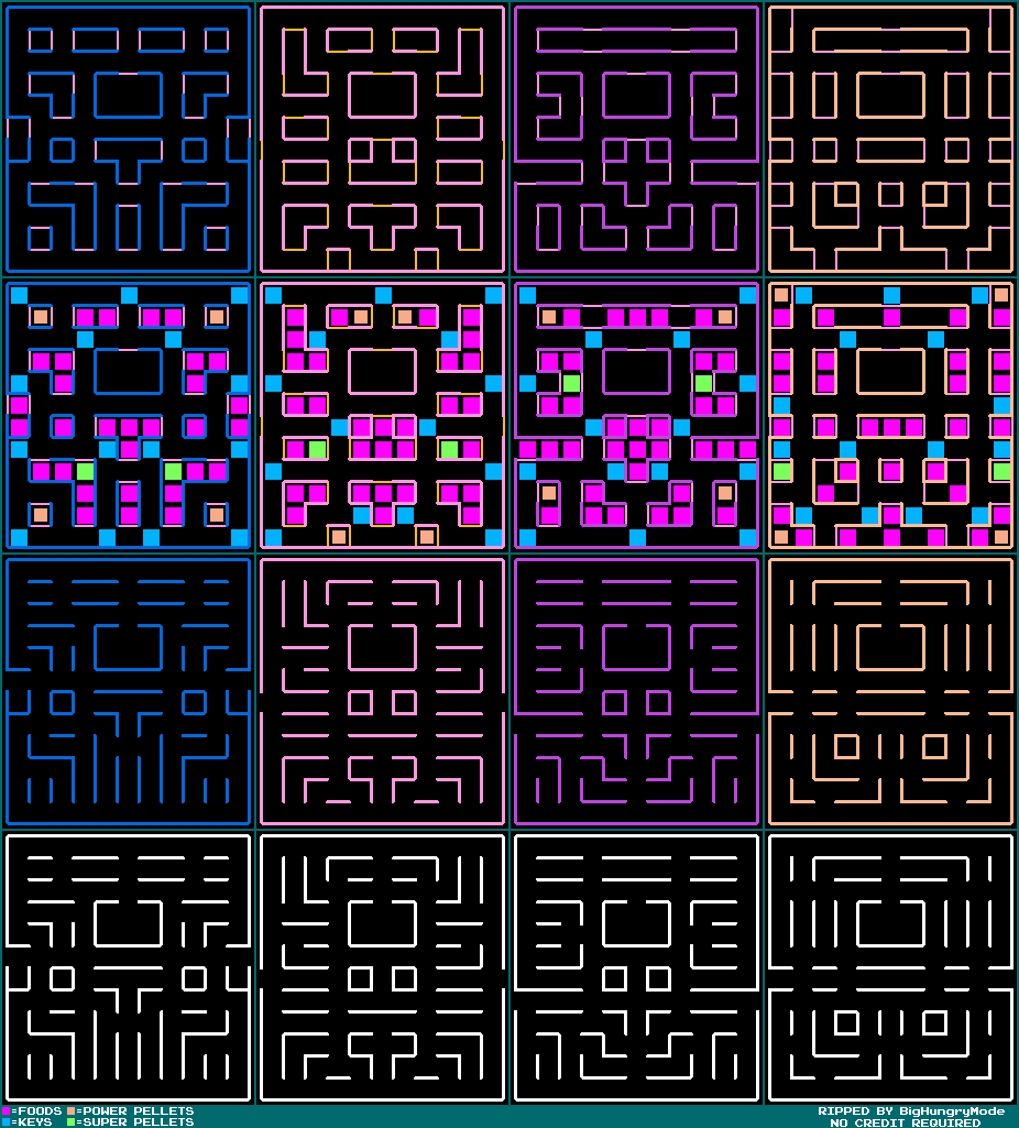 Super Pac-Man - Mazes (Enhanced)