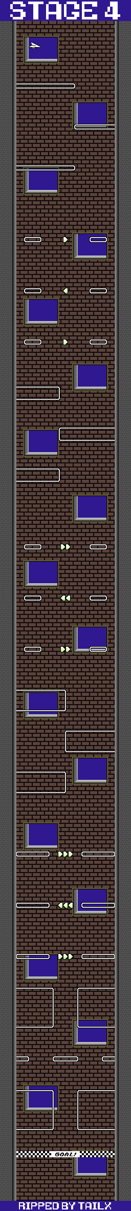 Paper Airplane Chase / Paper Plane - Stage 4 Layout