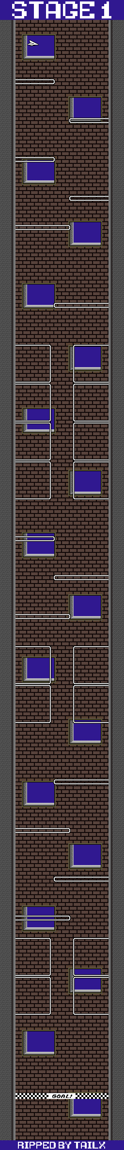 Paper Airplane Chase / Paper Plane - Stage 1 Layout
