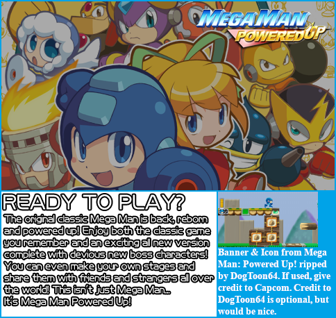 Mega Man: Powered Up! - Banner & Icon