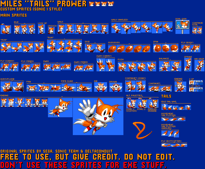 Tails (Sonic 1-Style)