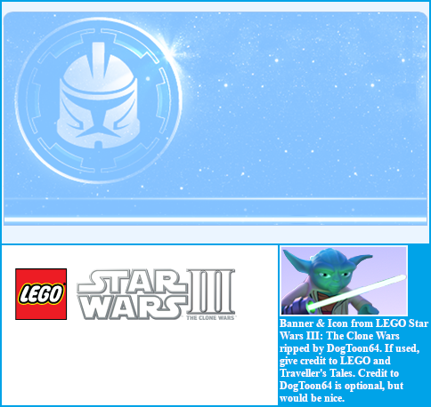 LEGO Star Wars III: The Clone Wars - Banner & Icon